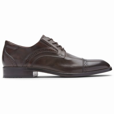 Rockport Total Motion Office Cap Toe Oxfords Schuhe Herren Braun EGV-631208